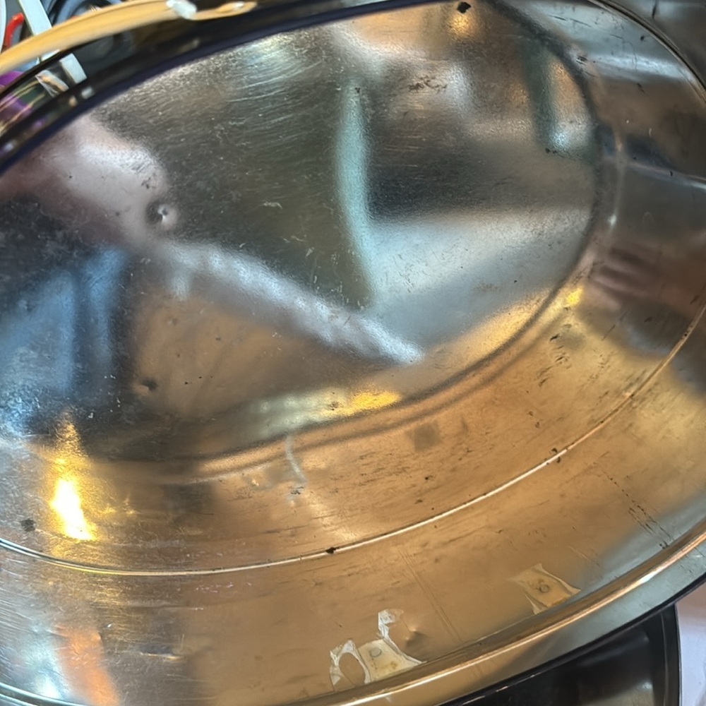 1939’s Vintage Wedgewood Oval 1651/2382 Blue, Cream & Gold Biscuit Tin/ Cherubs - Picture 8 of 13